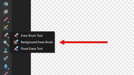 affinity photo make transparent background - existing file 2