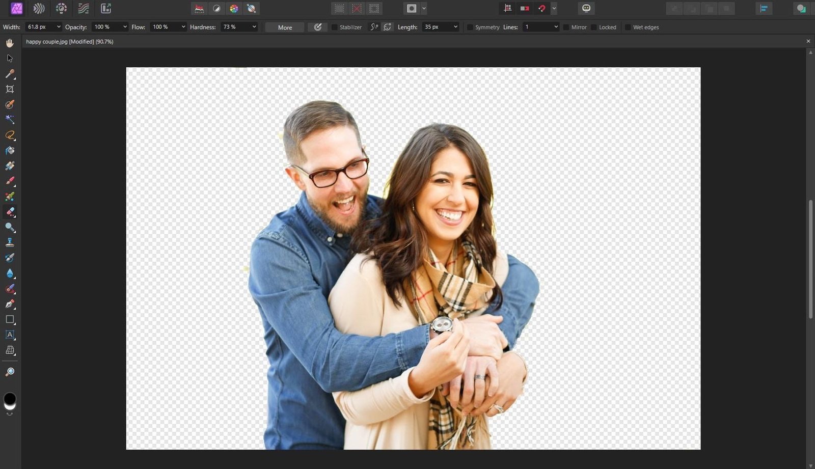 affinity photo make transparent background - photo 4