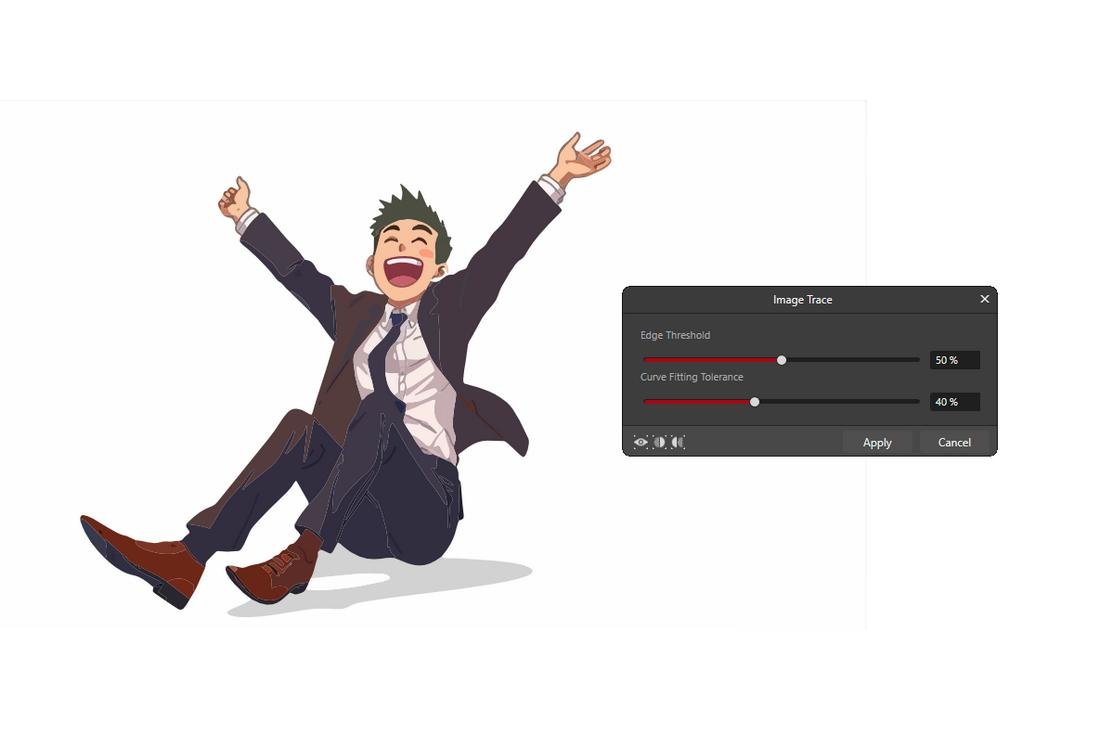 canva affinity image trace